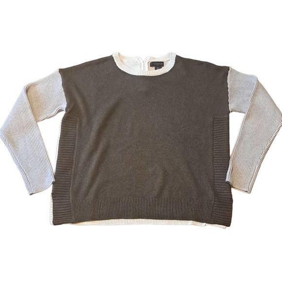 Tahari lightweight Cotton Blend knit sweater L - Picture 1 of 5